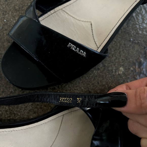 Prada Patent Sandals - Picture 2 of 4